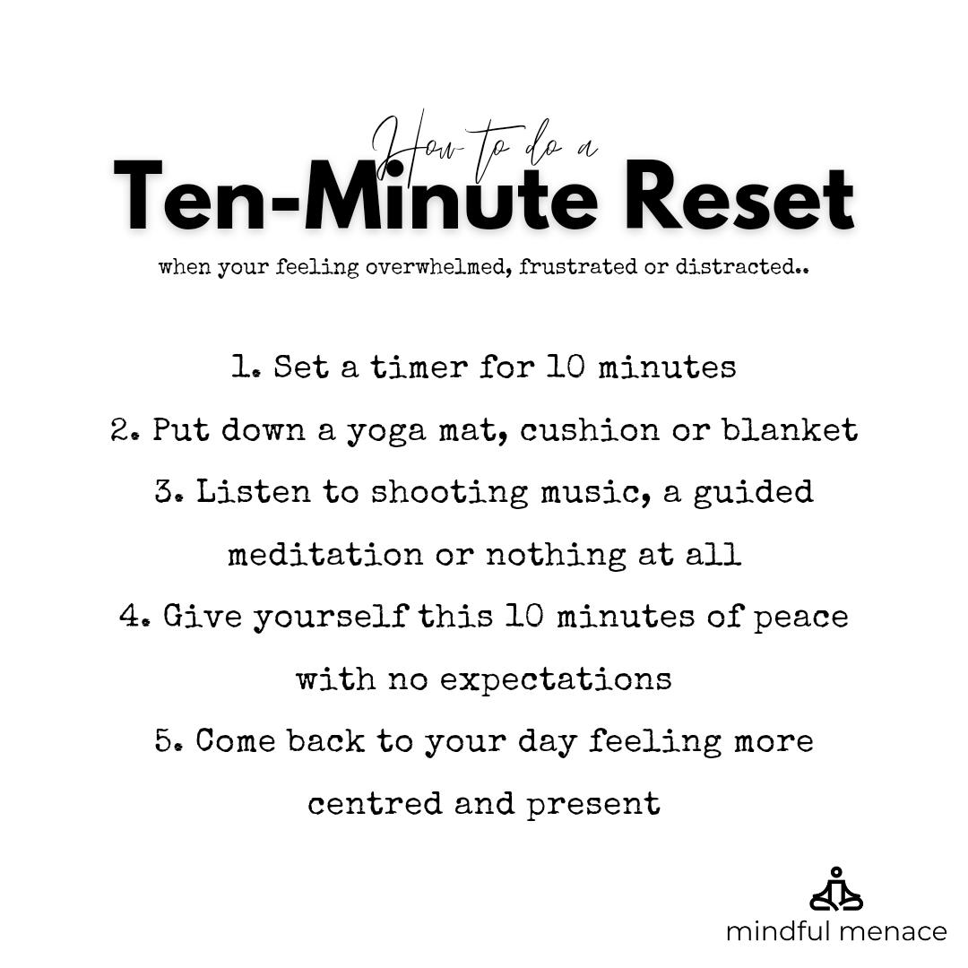 10 Minute Self Guided Reset Meditation