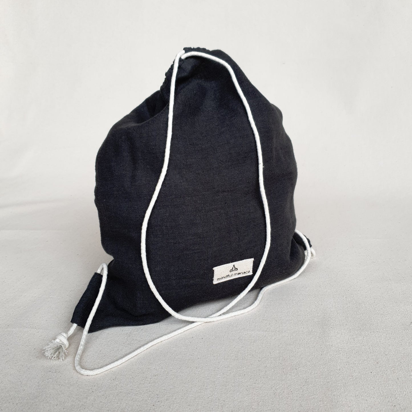 Linen drawstring bag