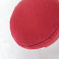 Top view of pink meditation cushion