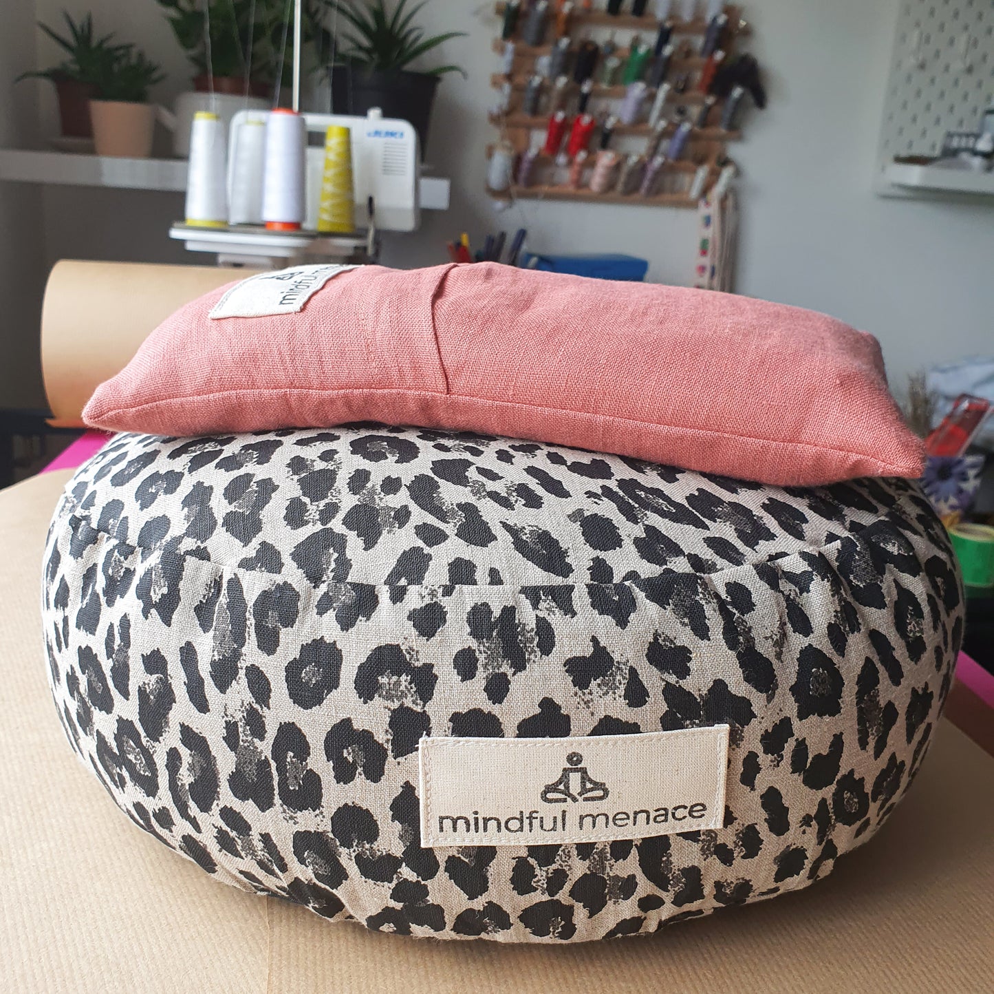 Organic Buckwheat Meditation Cushion (with removable cover)