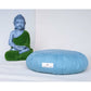 Organic Linen and Buckwheat Meditation Cushion - Sustainable Meditation and Yoga Products